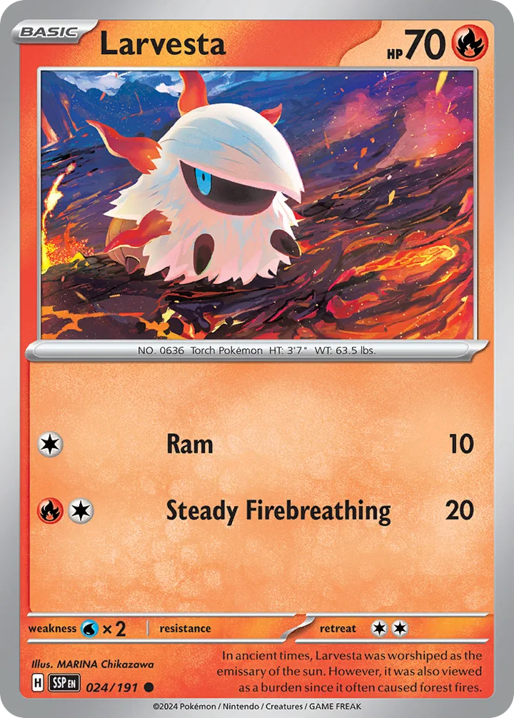 Larvesta, Surging Sparks 024/191