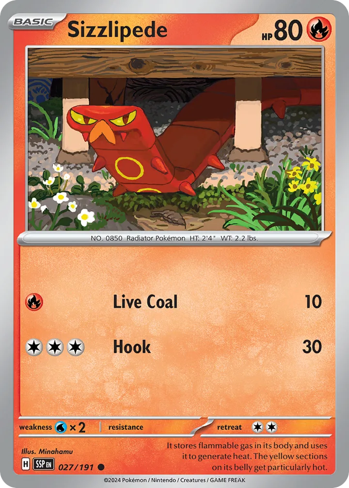 Sizzlipede, Surging Sparks 027/191