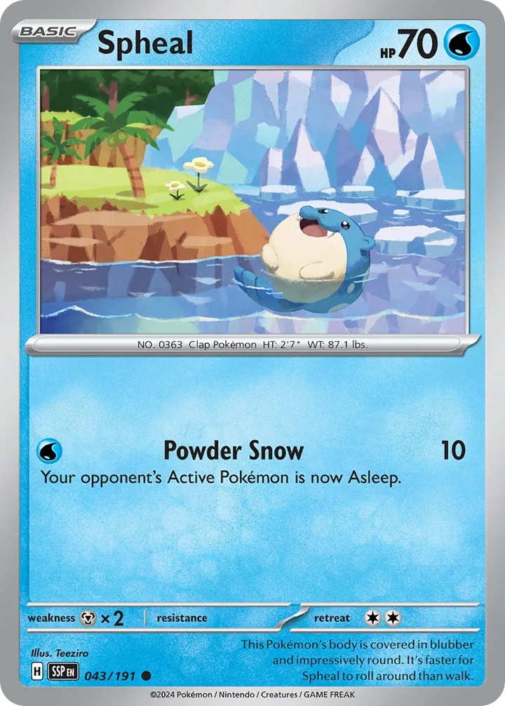 Spheal, Surging Sparks 043/191