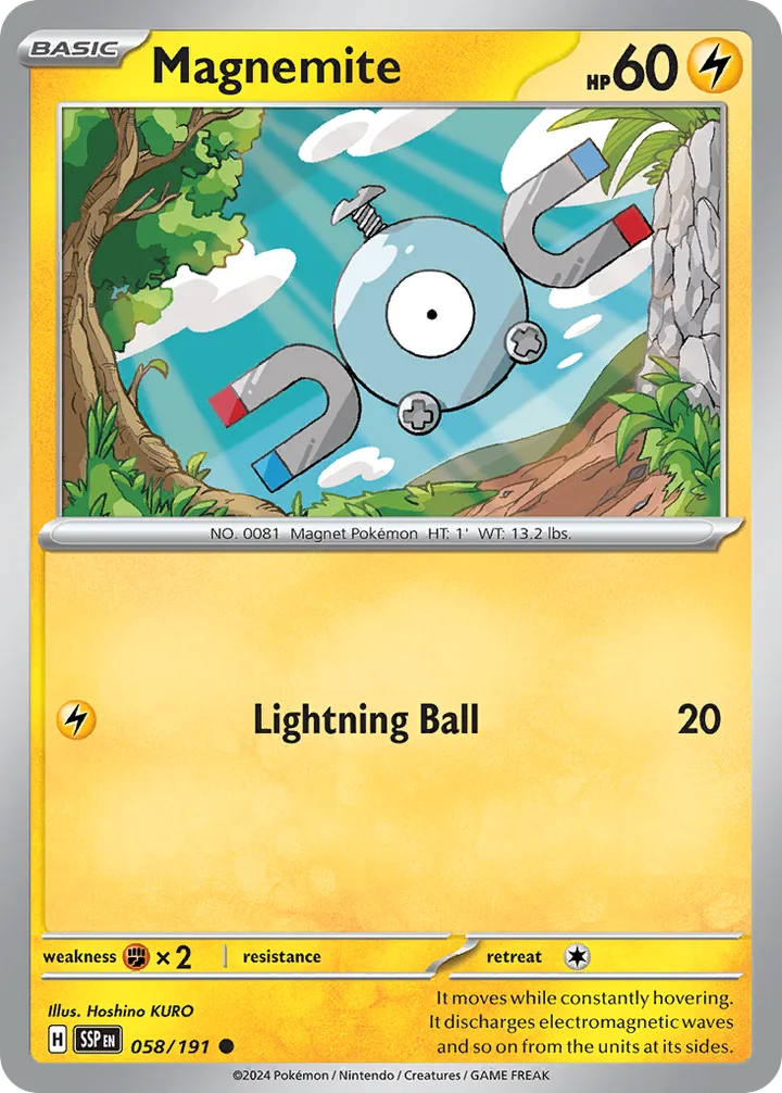 Magnemite, Surging Sparks 058/191