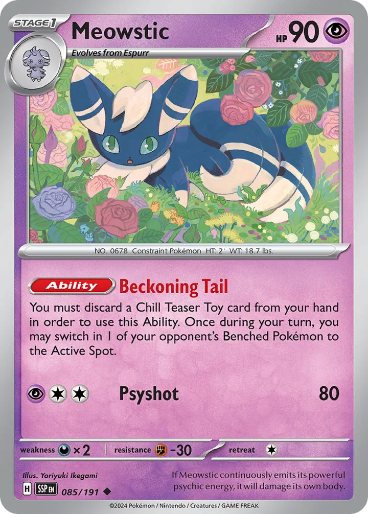 Meowstic, Surging Sparks 085/191