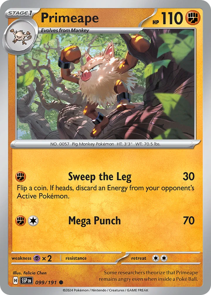 Primeape, Surging Sparks 099/191