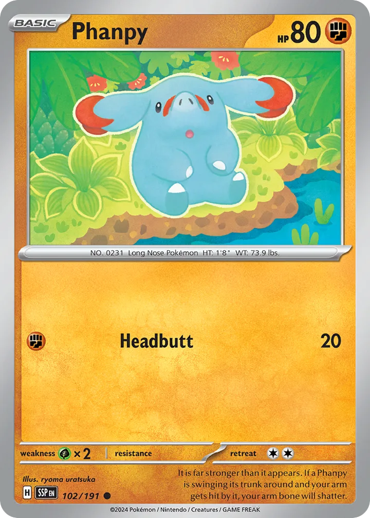Phanpy, Surging Sparks 102/191