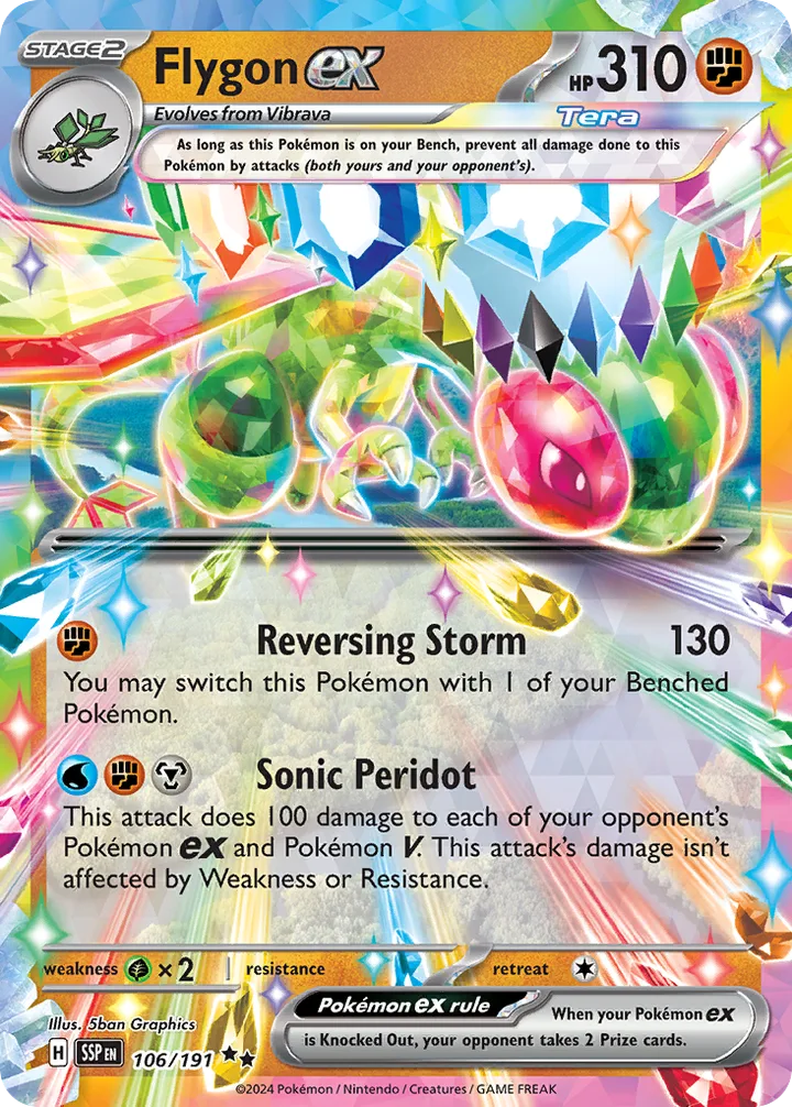Flygon ex, Surging Sparks 106/191