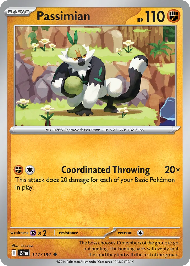 Passimian, Surging Sparks 111/191