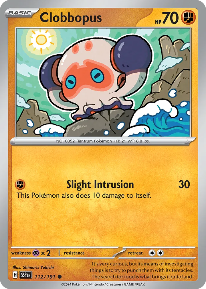 Clobbopus, Surging Sparks 112/191