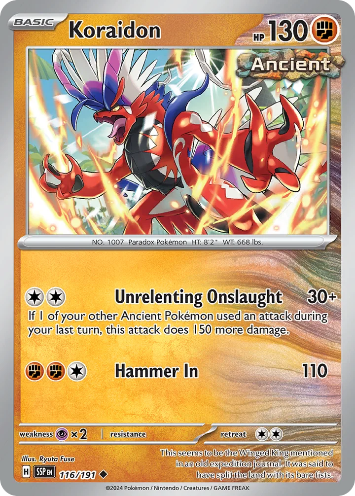 Koraidon, Surging Sparks 116/191