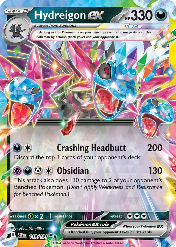 Hydreigon ex, Surging Sparks 119/191