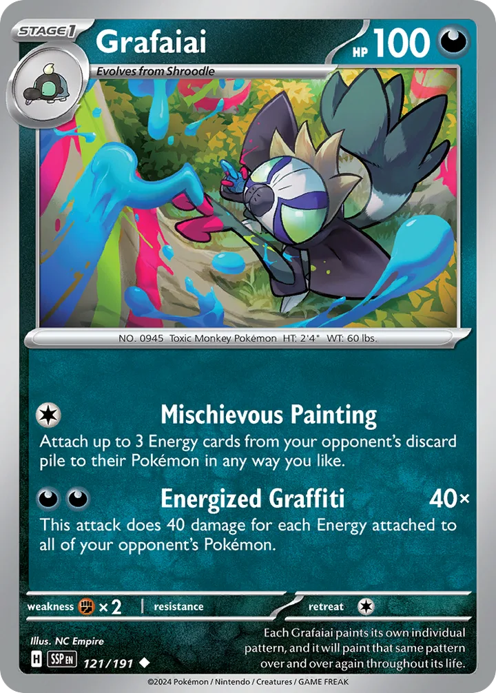 Grafaiai, Surging Sparks 121/191