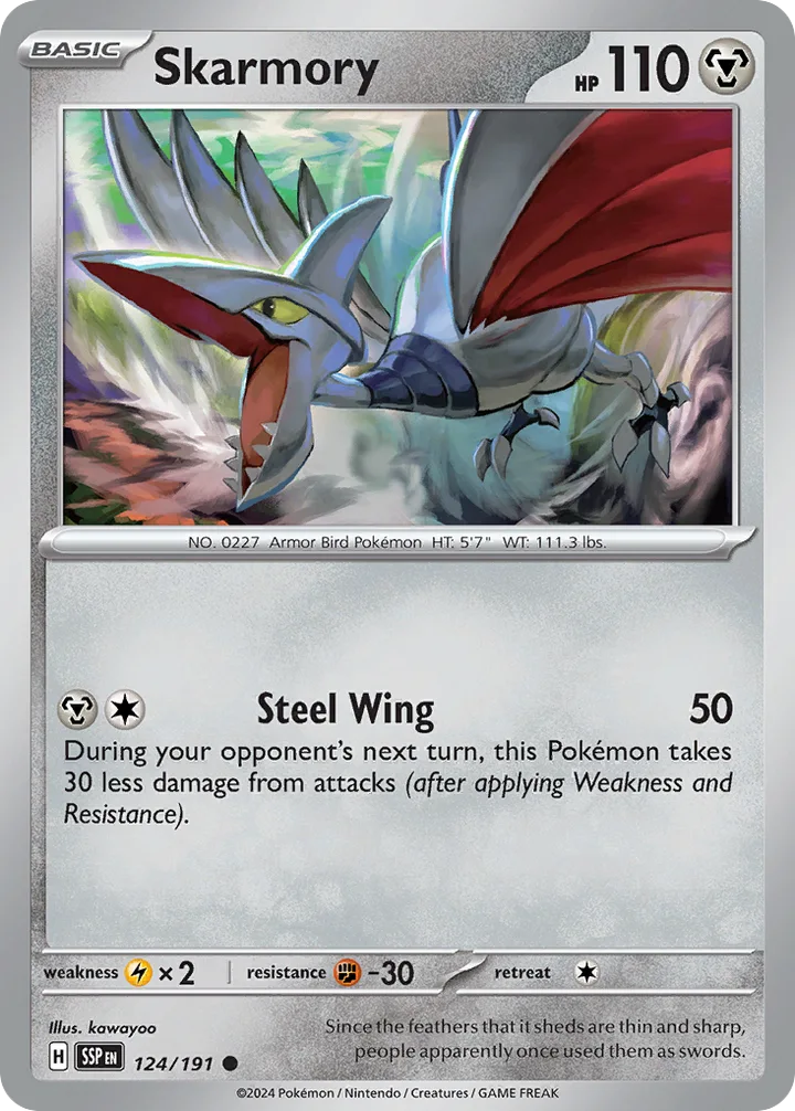 Skarmory, Surging Sparks 124/191