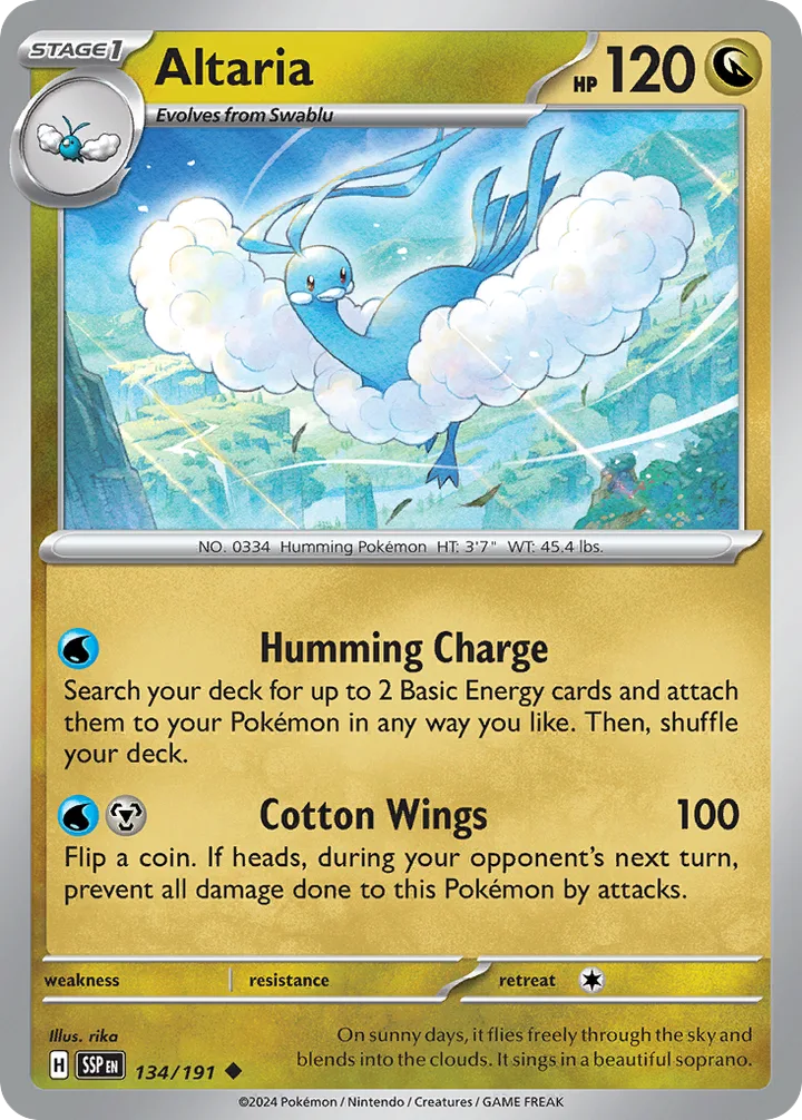 Altaria, Surging Sparks 134/191