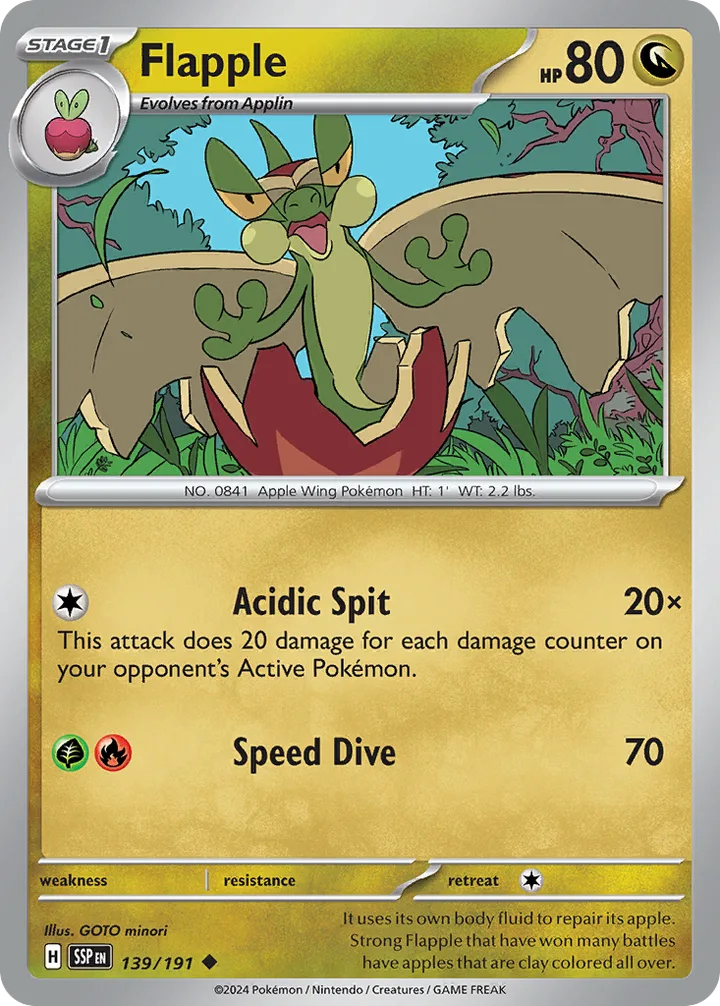 Flapple, Surging Sparks 139/191