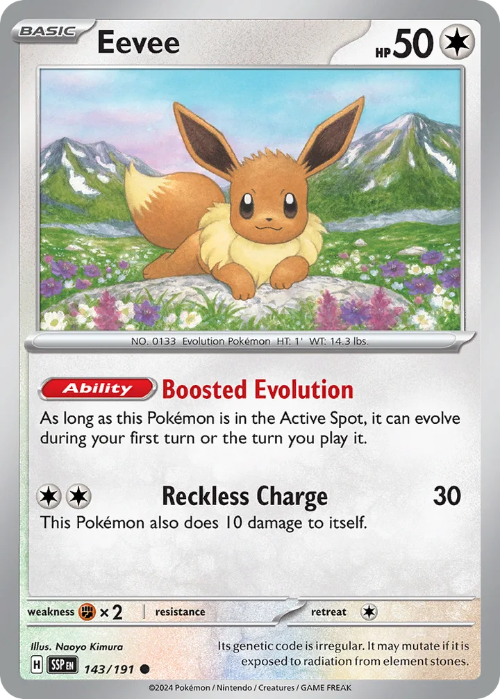 Eevee, Surging Sparks 143/191
