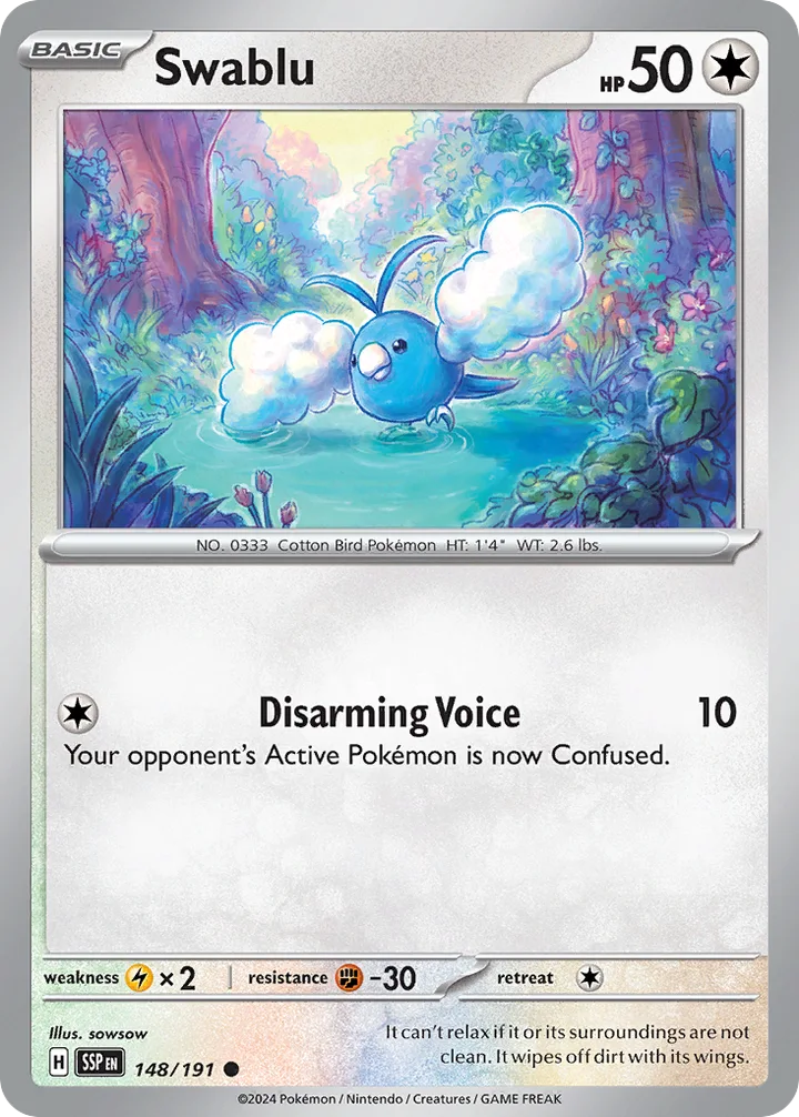 Swablu, Surging Sparks 148/191