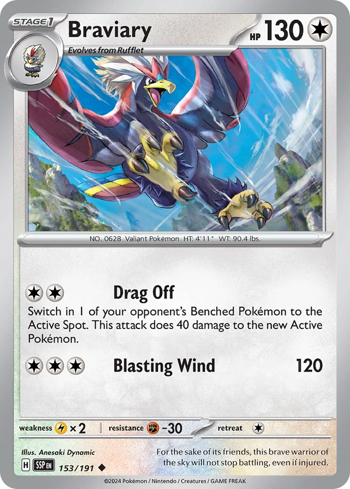 Braviary, Surging Sparks 153/191