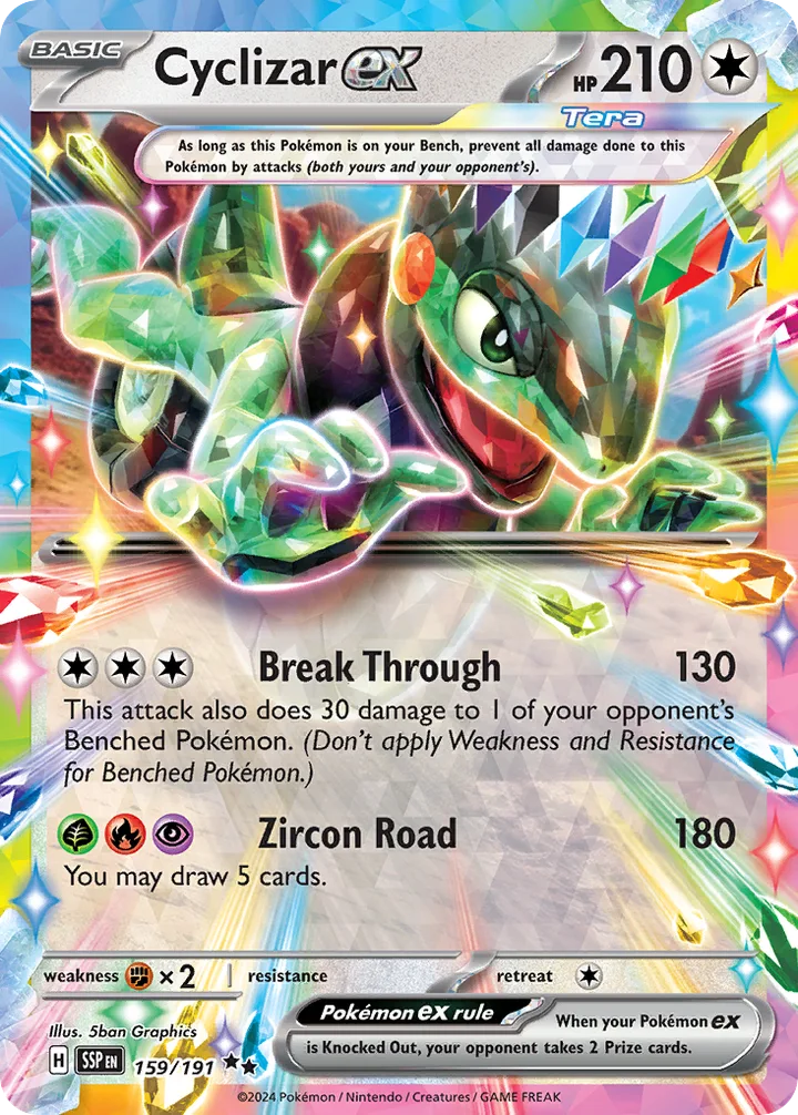 Cyclizar ex, Surging Sparks 159/191