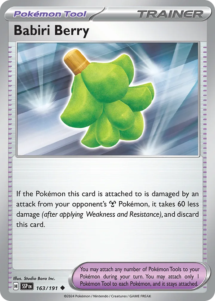 Babiri Berry, Surging Sparks 163/191