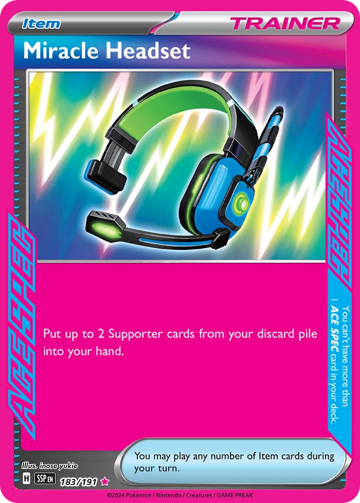 Miracle Headset, Surging Sparks 183/191
