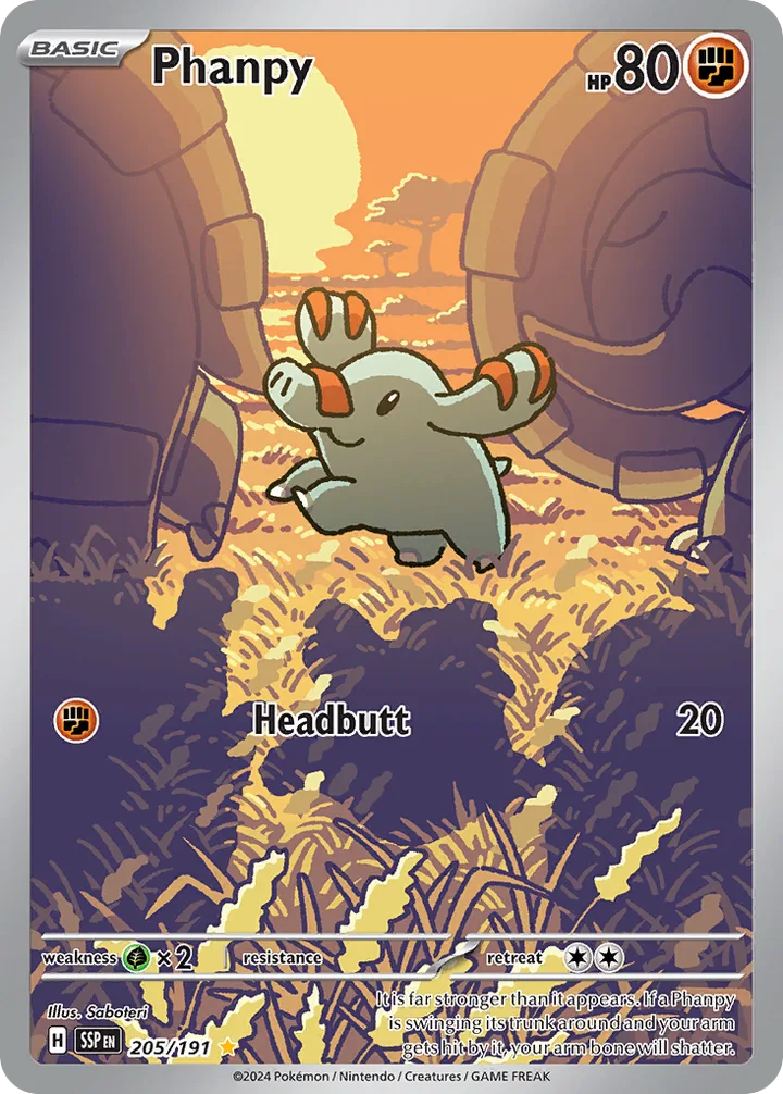 Phanpy, Surging Sparks 205/191