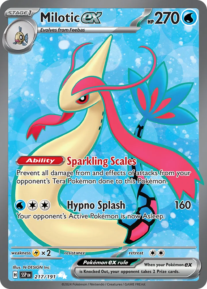 Milotic ex, Surging Sparks 217/191