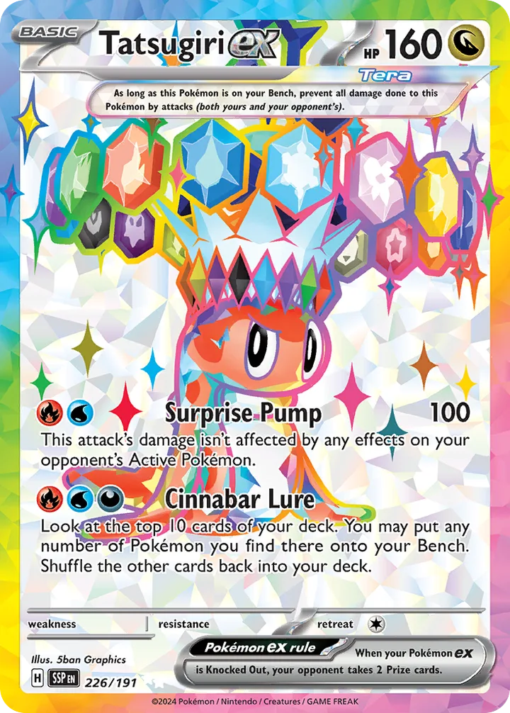 Tatsugiri ex, Surging Sparks 226/191