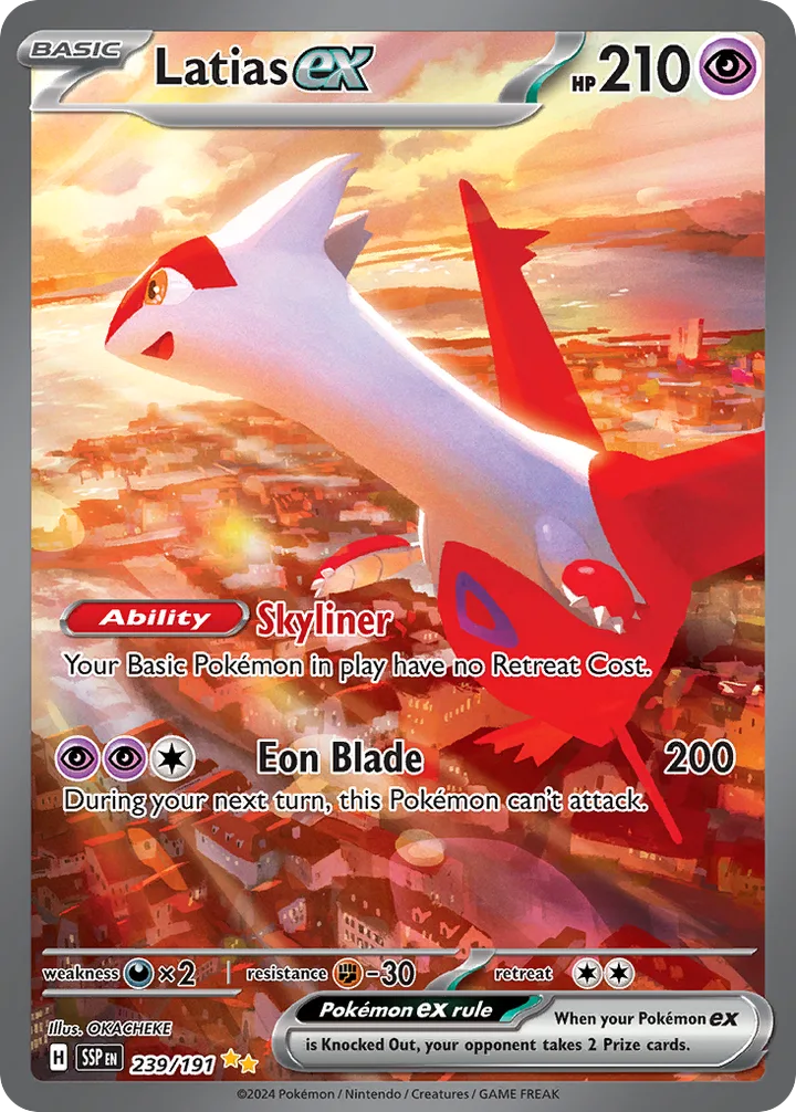 Latias ex, Surging Sparks 239/191