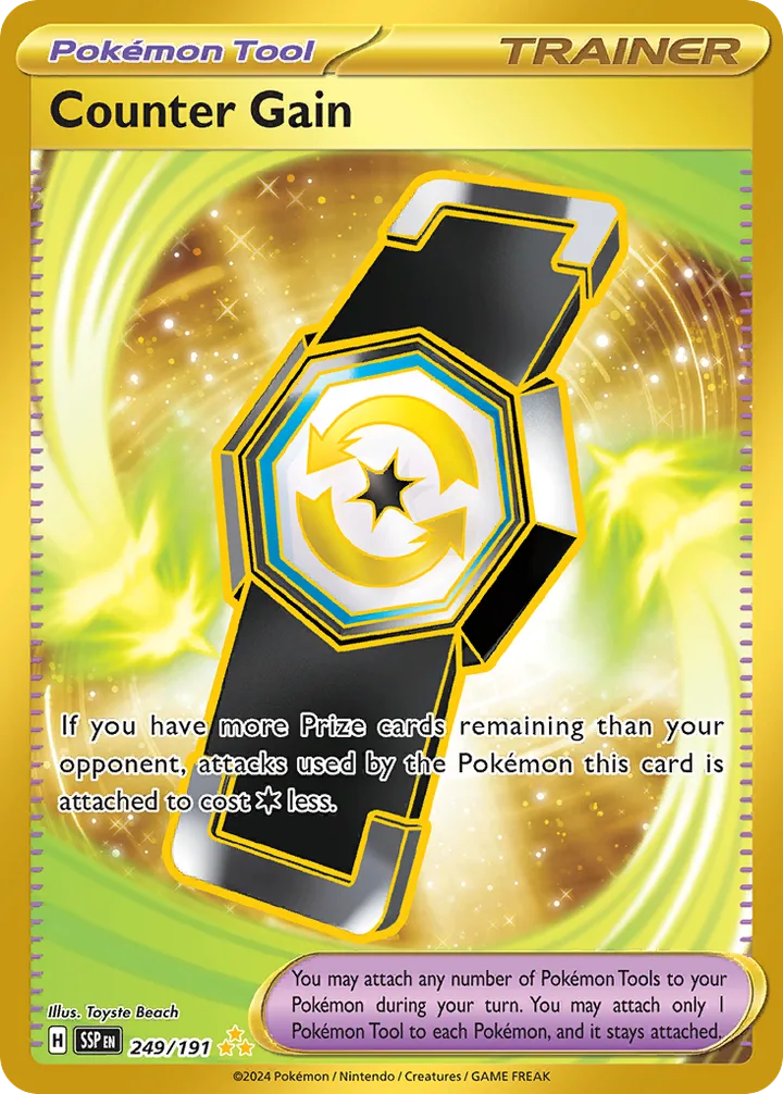 Counter Gain, Surging Sparks 249/191