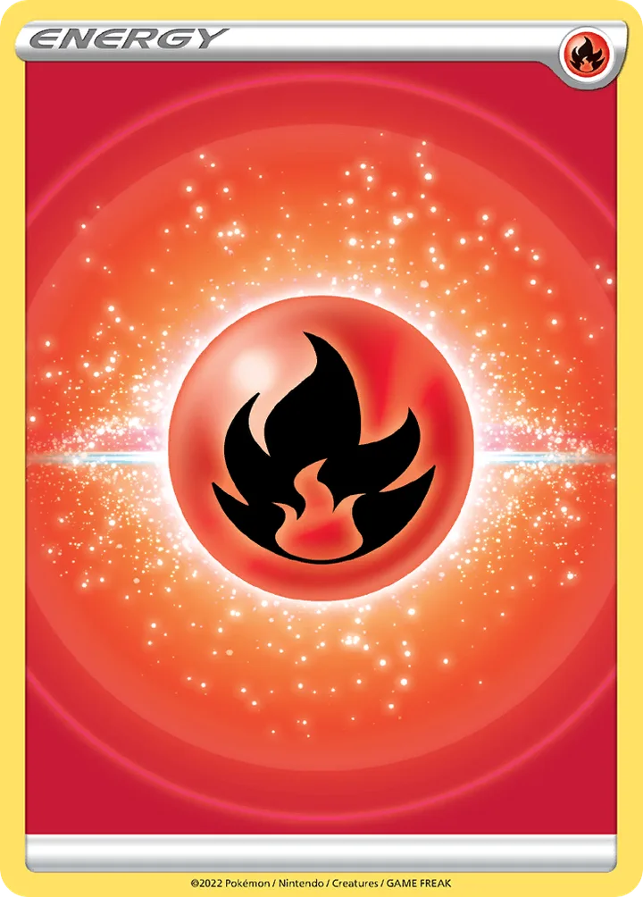 Fire Energy, Sword & Shield Energy (Brilliant Stars) No Number