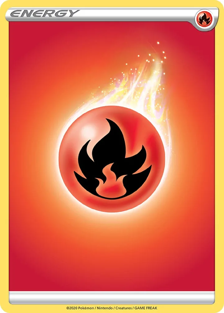 Fire Energy, Sword & Shield Energy No Number