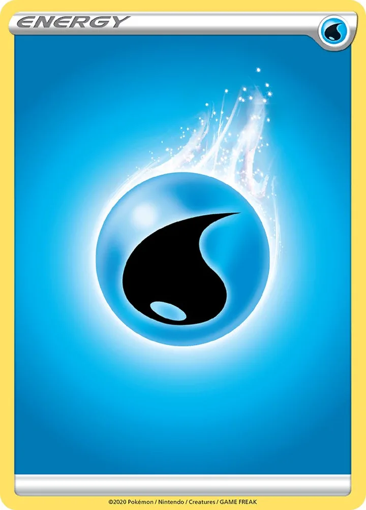 Water Energy, Sword & Shield Energy No Number
