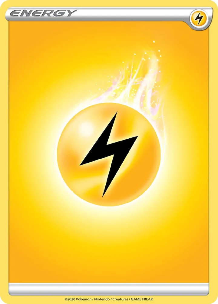 Lightning Energy, Sword & Shield Energy No Number