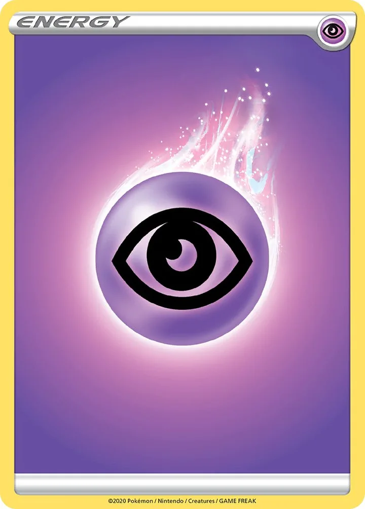 Psychic Energy, Sword & Shield Energy No Number