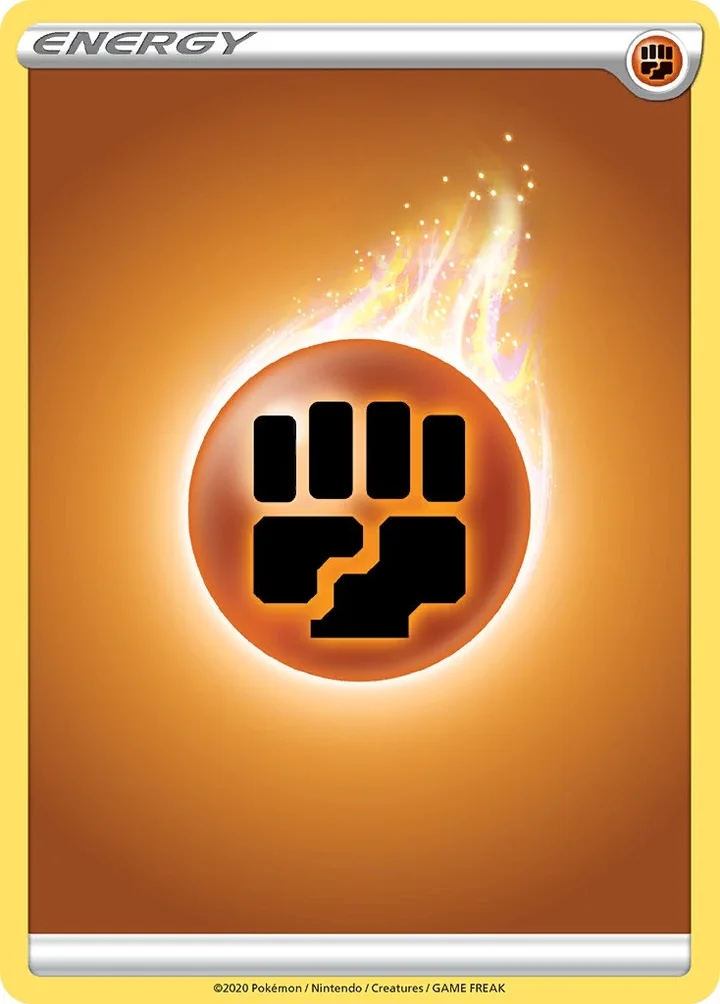 Fighting Energy, Sword & Shield Energy No Number