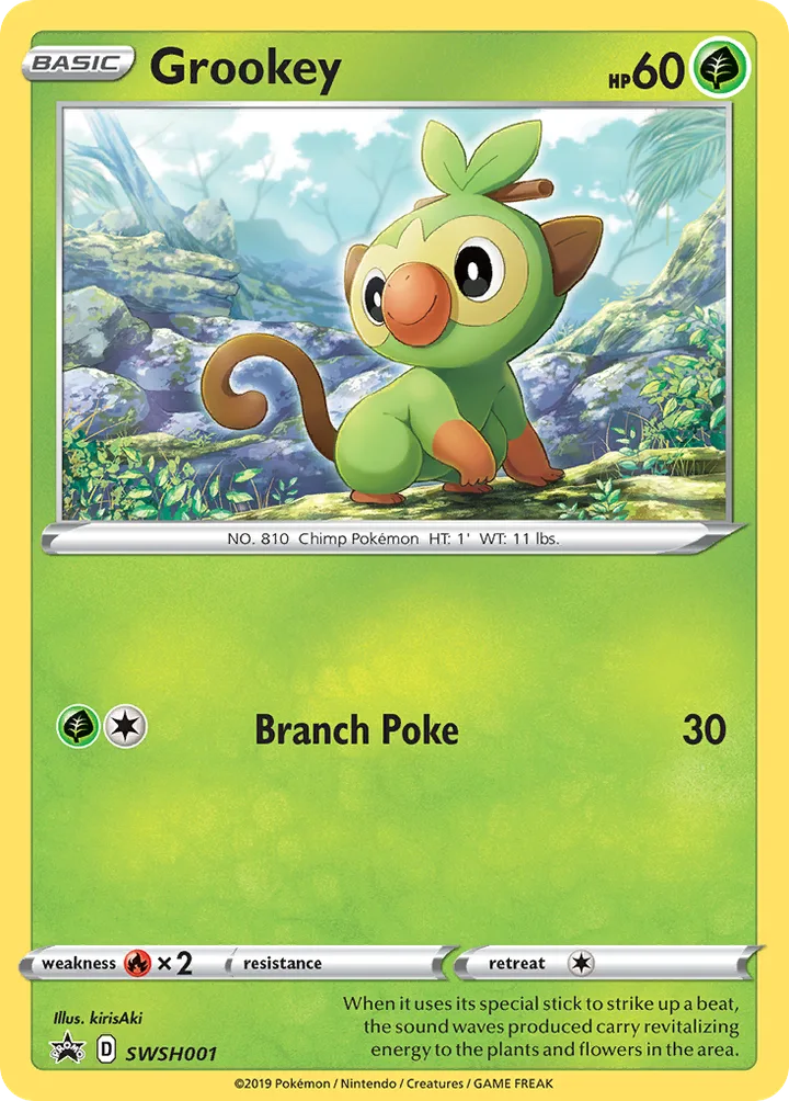 Grookey, Sword & Shield Promos SWSH001