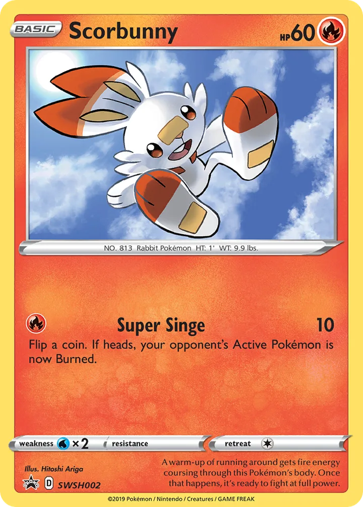 Scorbunny, Sword & Shield Promos SWSH002