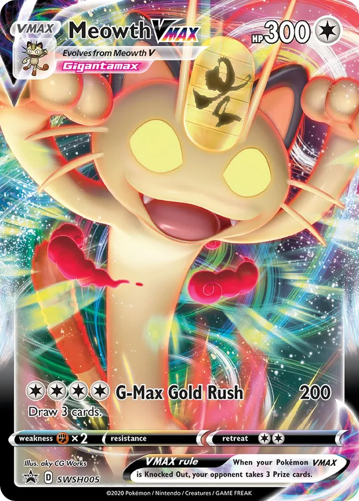 Meowth VMAX, Sword & Shield Promos SWSH005