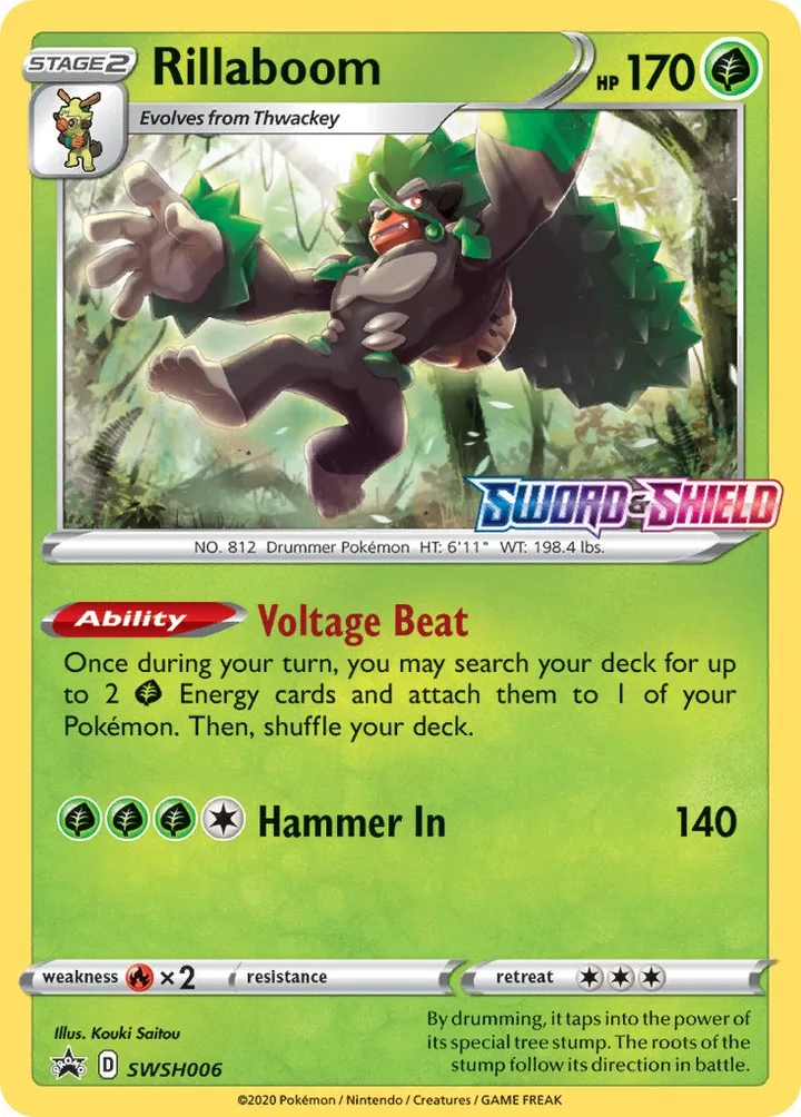 Rillaboom, Sword & Shield Promos SWSH006