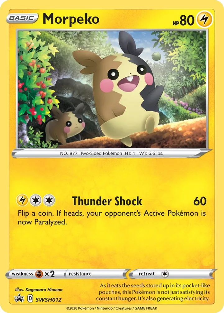 Morpeko, Sword & Shield Promos SWSH012
