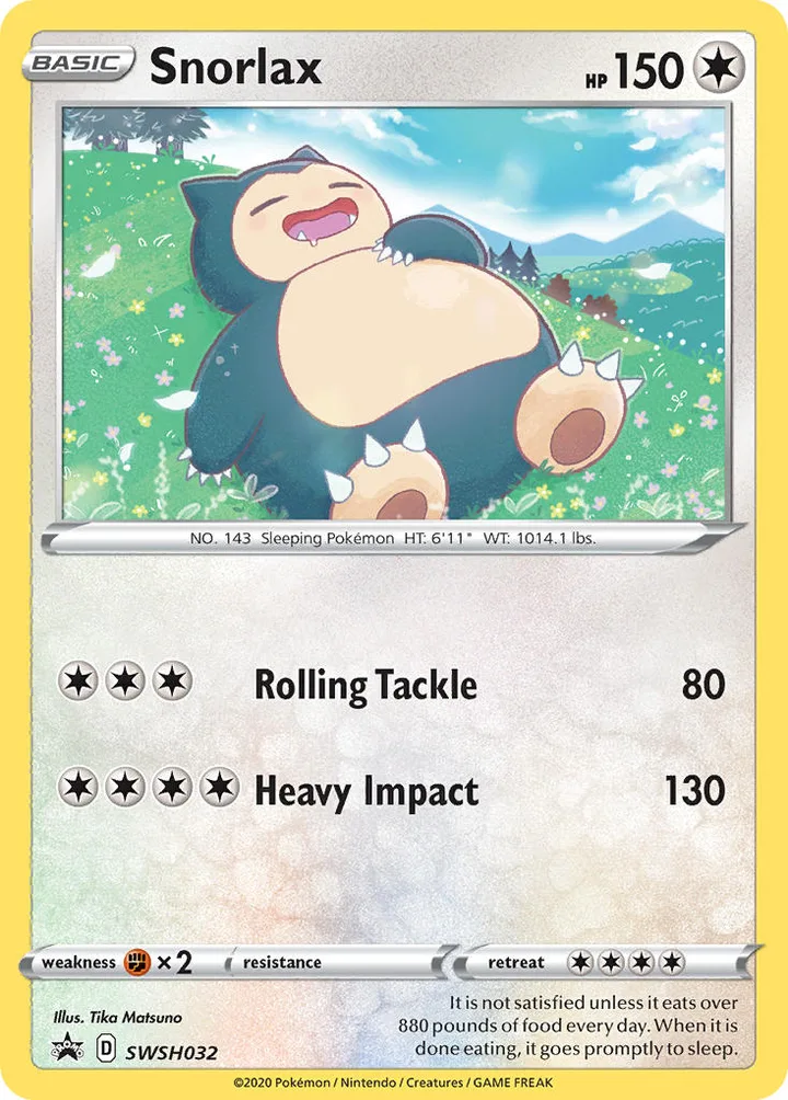 Snorlax, Sword & Shield Promos SWSH032