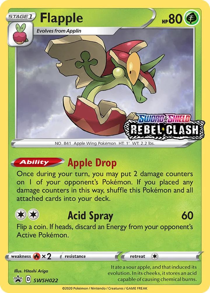 Flapple, Sword & Shield Promos SWSH022