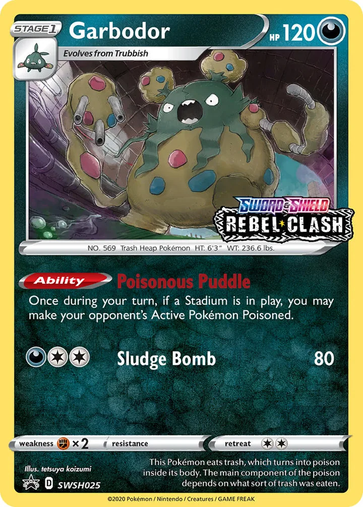 Garbodor, Sword & Shield Promos SWSH025