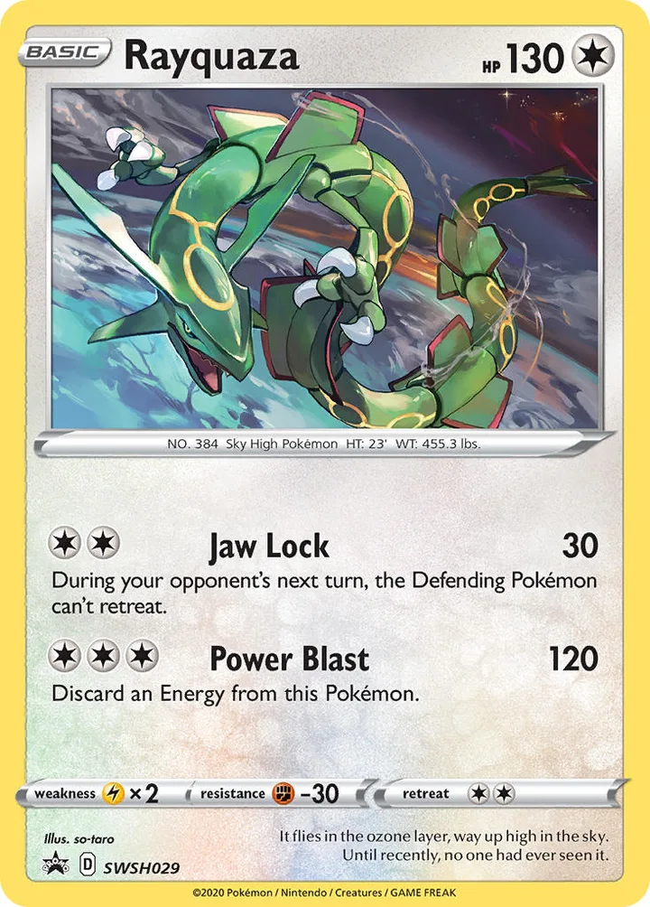 Rayquaza, Sword & Shield Promos SWSH029