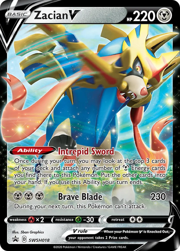 Zacian V, Sword & Shield Promos SWSH018