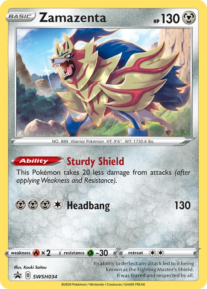 Zamazenta, Sword & Shield Promos SWSH034