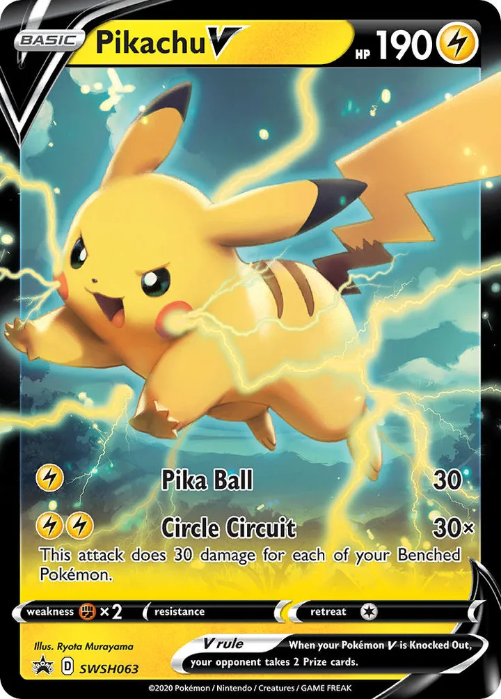 Pikachu V, Sword & Shield Promos SWSH063