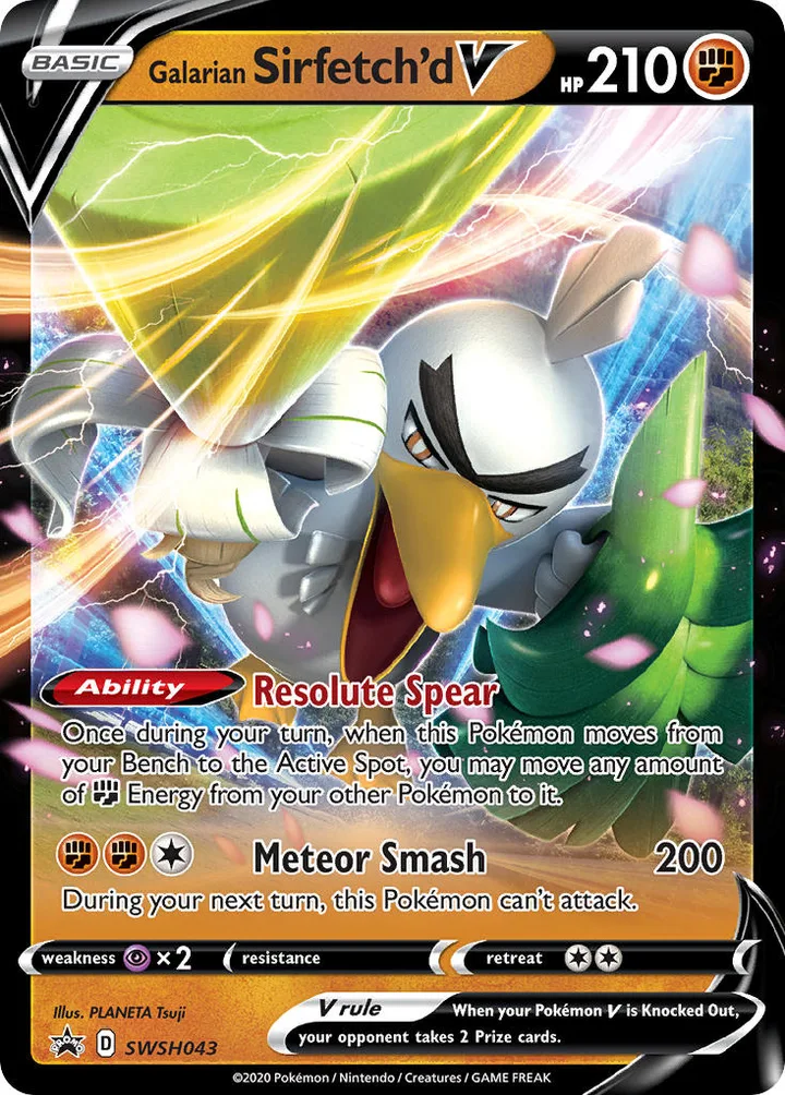 Galarian Sirfetch’d V, Sword & Shield Promos SWSH043