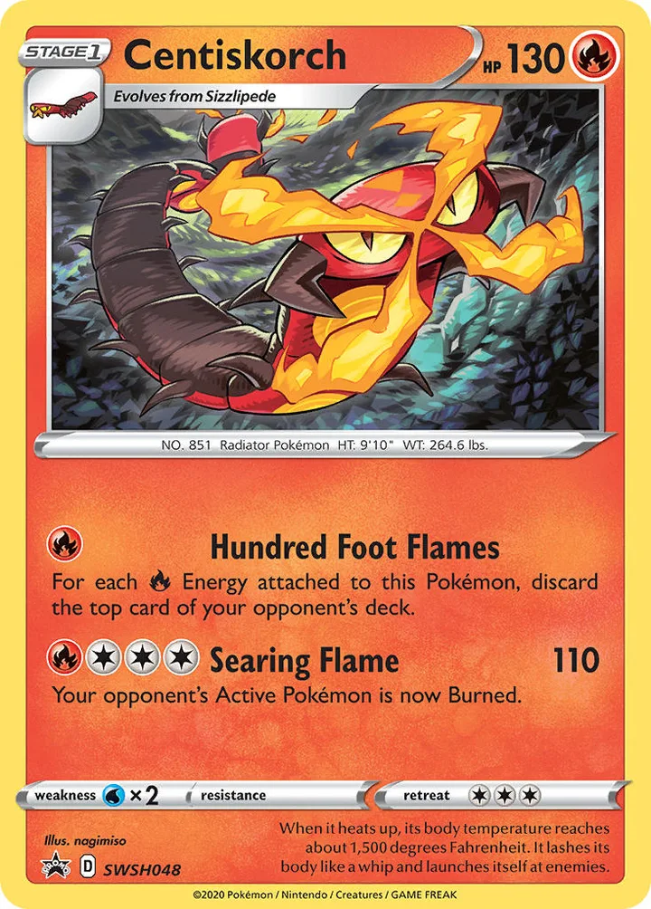 Centiskorch, Sword & Shield Promos SWSH048