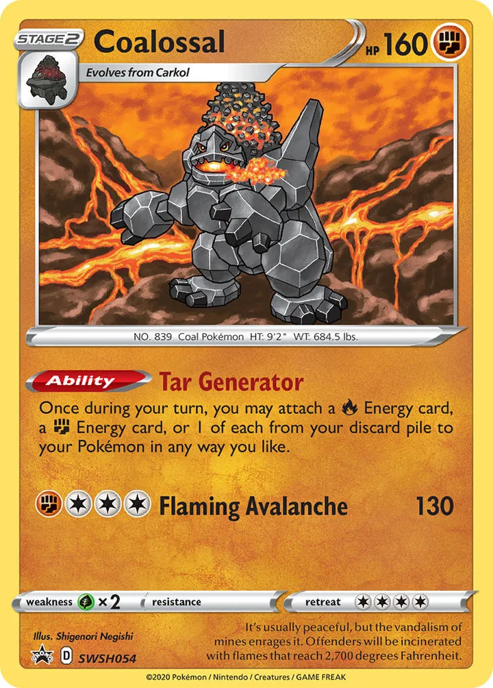 Coalossal, Sword & Shield Promos SWSH054
