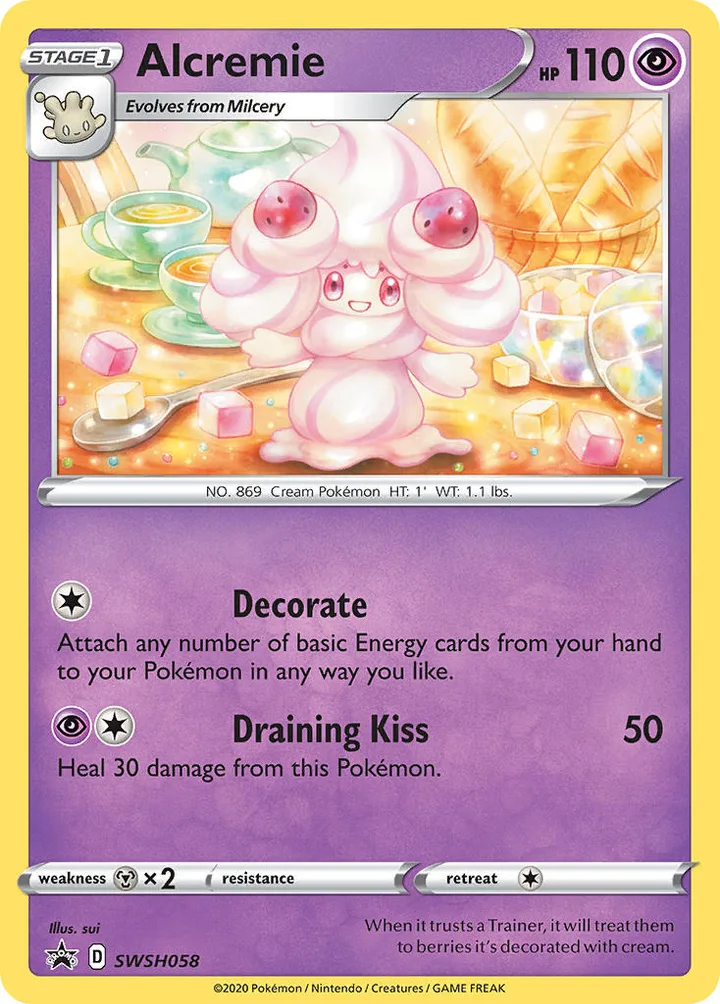 Alcremie, Sword & Shield Promos SWSH058