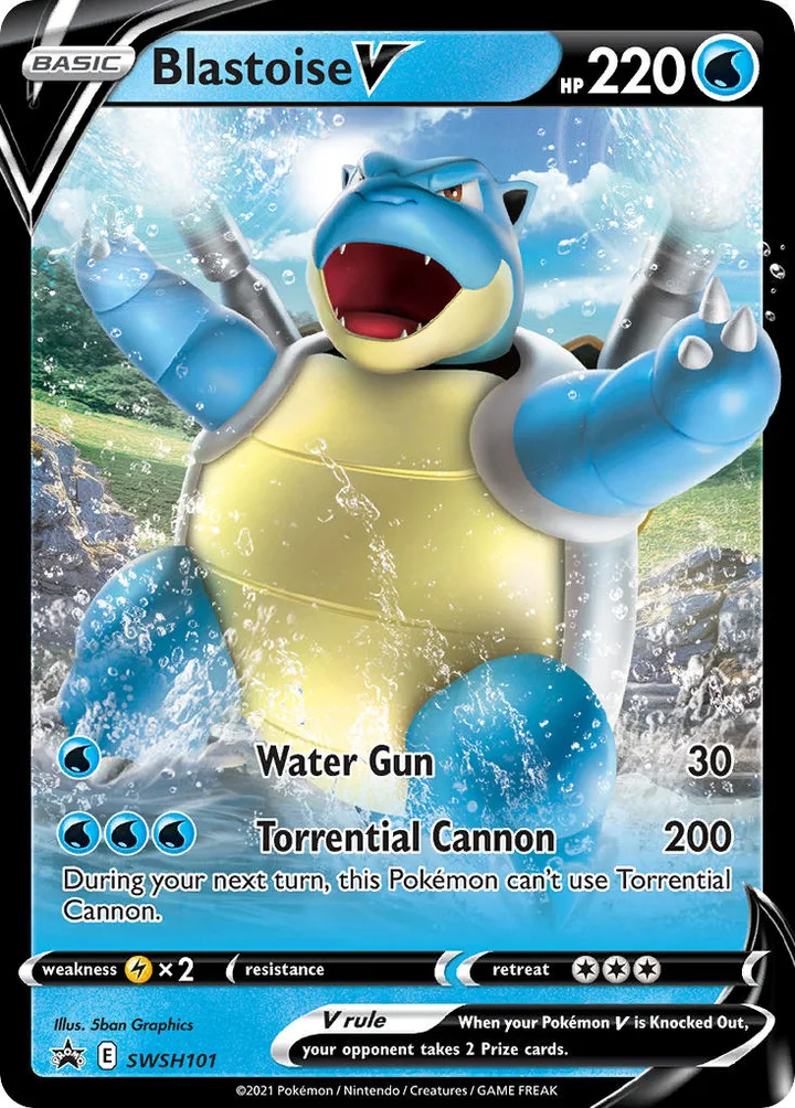 Blastoise V, Sword & Shield Promos SWSH101